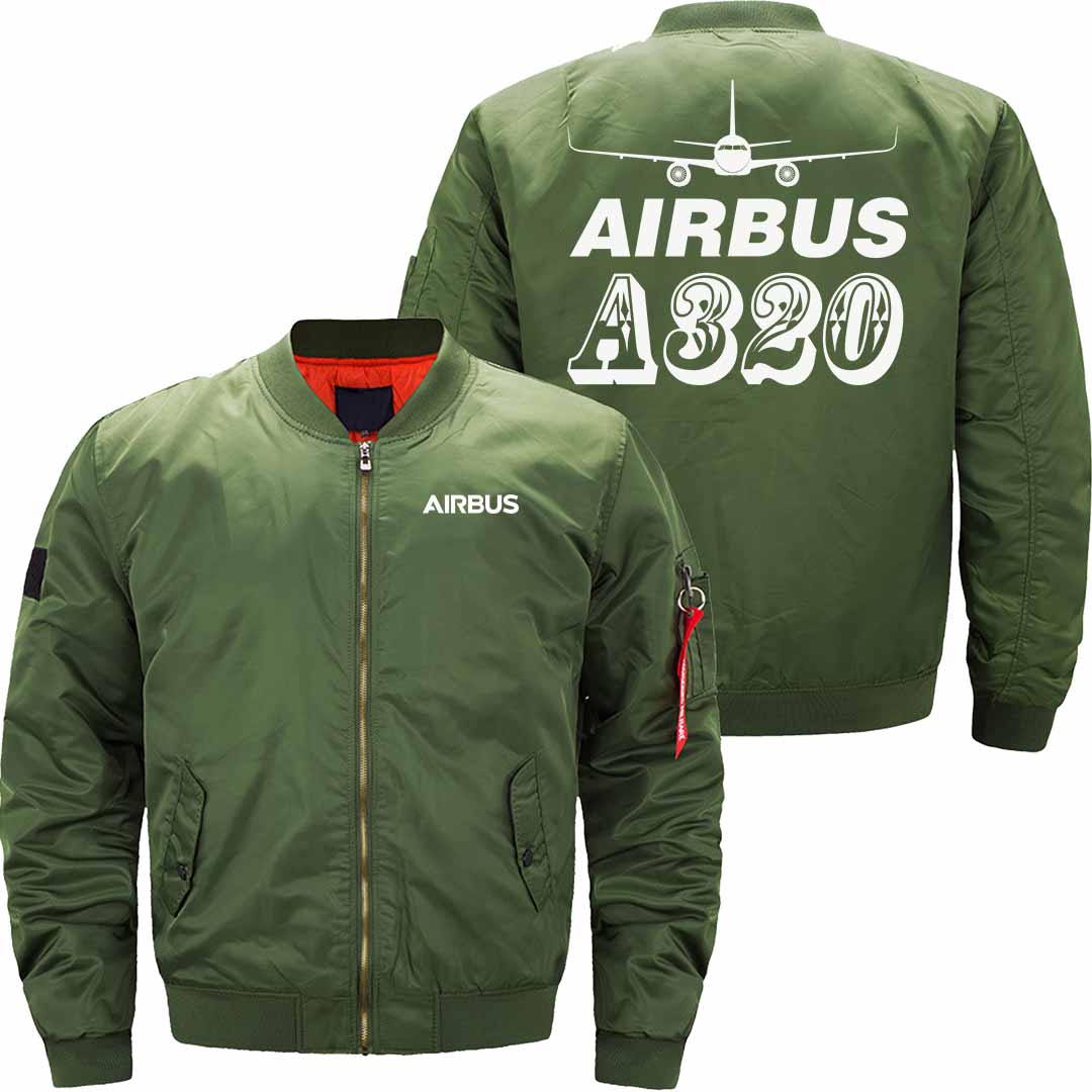 AIRBUS A320 Ma-1 Bomber Jacket Flight Jacket Aviator Jacket THE AV8R