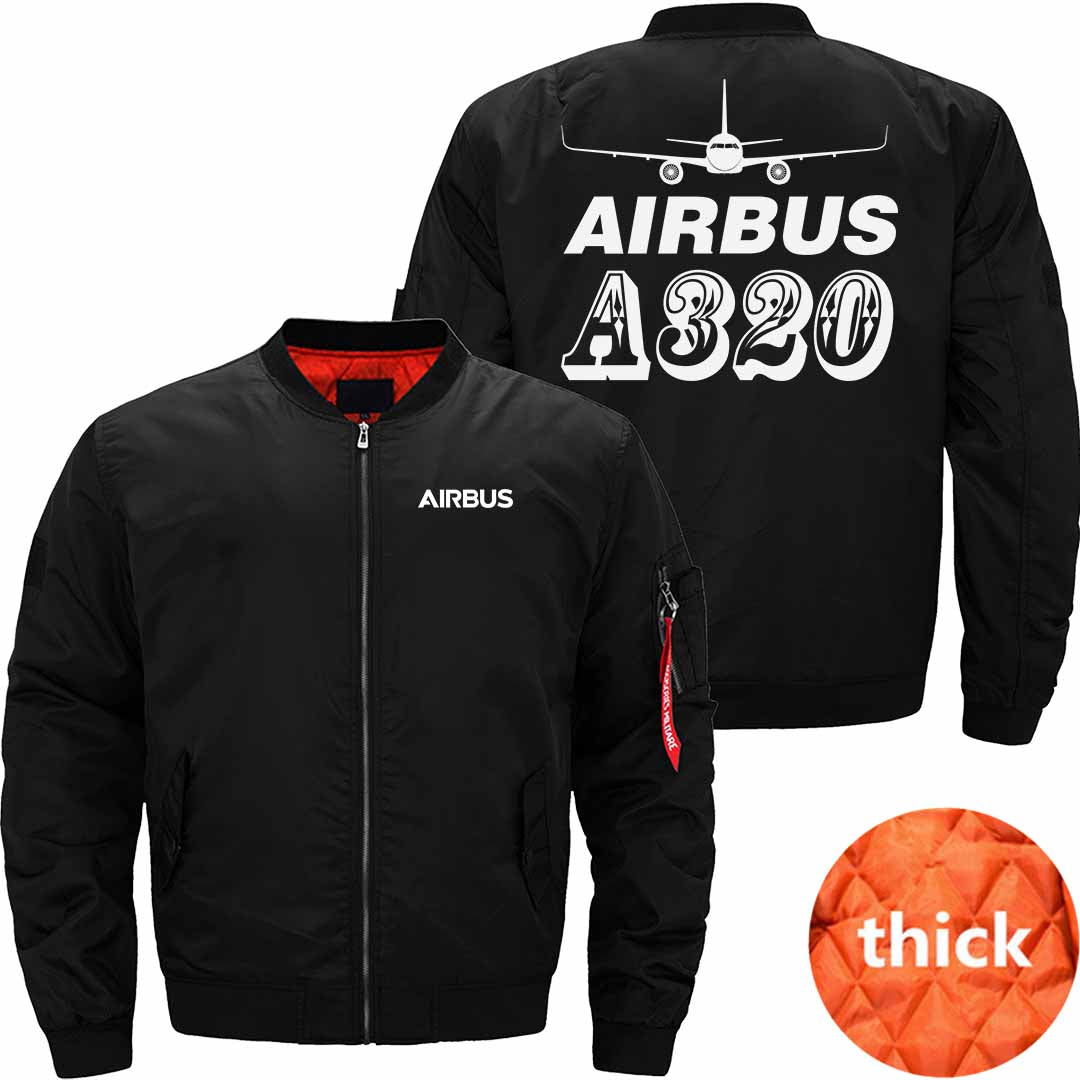 AIRBUS A320 Ma-1 Bomber Jacket Flight Jacket Aviator Jacket THE AV8R