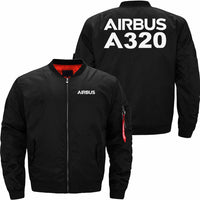 Thumbnail for AIRBUS A320  Ma-1 Bomber Jacket Flight Jacket Aviator Jacket THE AV8R