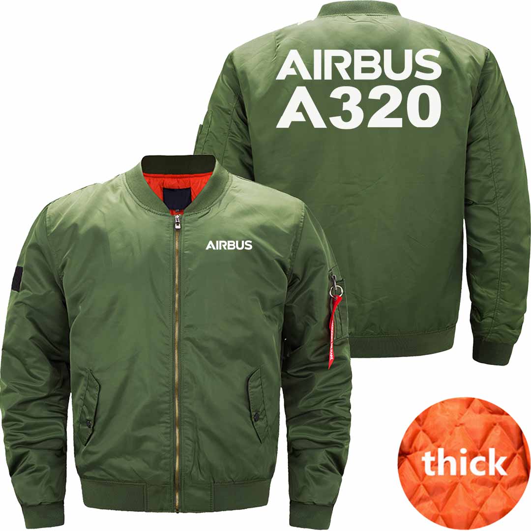 AIRBUS A320  Ma-1 Bomber Jacket Flight Jacket Aviator Jacket THE AV8R