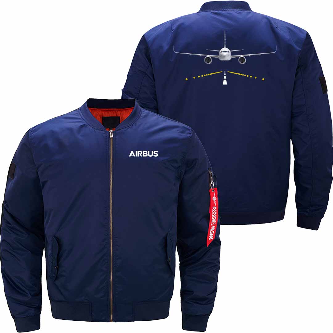 AIRBUS A320 Runway Ma-1 Bomber Jacket Flight Jacket Aviator Jacket THE AV8R