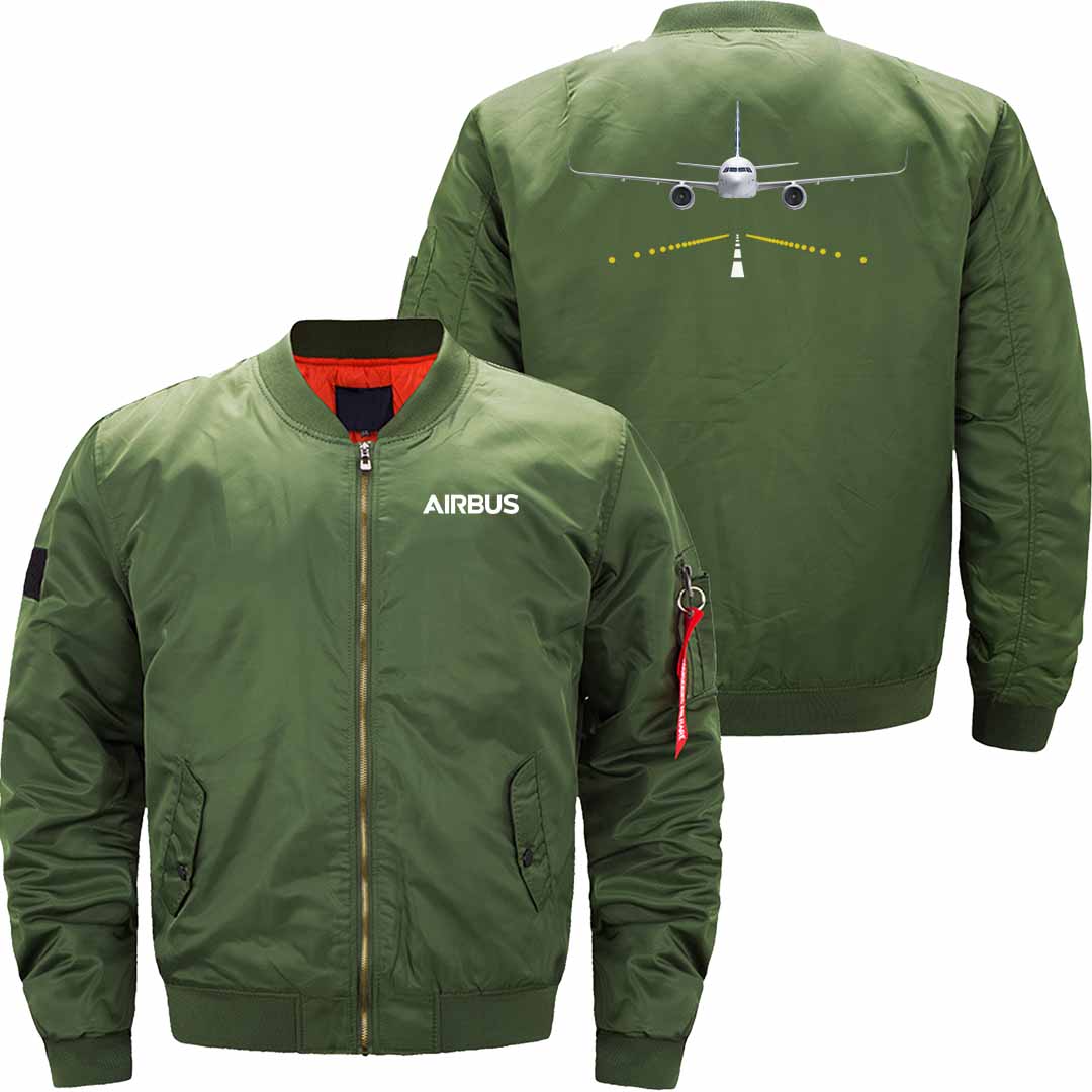 AIRBUS A320 Runway Ma-1 Bomber Jacket Flight Jacket Aviator Jacket THE AV8R