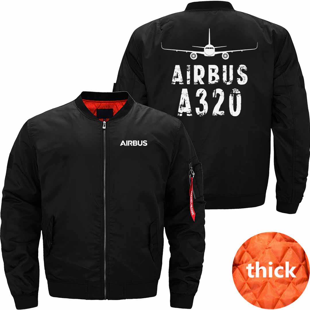 AIRBUS A320 Ma-1 Bomber Jacket Flight Jacket Aviator Jacket THE AV8R